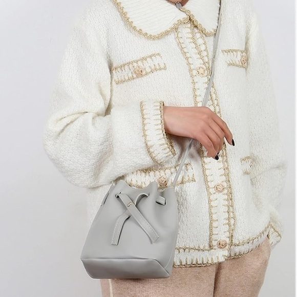 Handbag Soft Mini The Tote Crossbody Bags for Women Gray Color - Picture 1 of 3